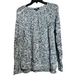 CHAPS Sweater Womens Large Multicolor  Chunky Pullover Long Sleeve Sweatshirt